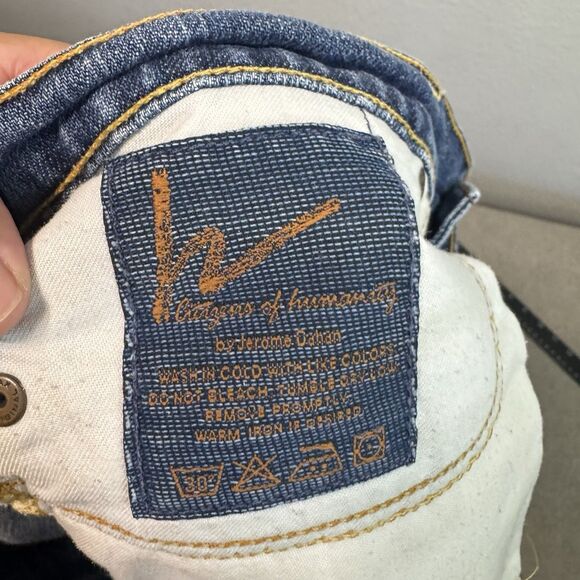 Citizens Of Humanity Shorts 29 Women Jerome Dahan Denim Low rise USA Made VTG - Picture 8 of 9